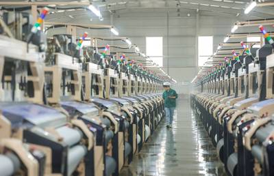 百川彩紡科技 節(jié)后全力抓生產(chǎn)趕訂單，奮力沖刺紡織業(yè)“開門紅”